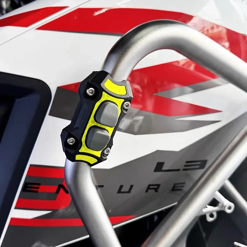 【Precise Fit】FOR ZONTES 703F Motorcycle Bumper Protector Sleeves, Bumper Anti-fall Rubber Blocks, Universal Rubber Pads