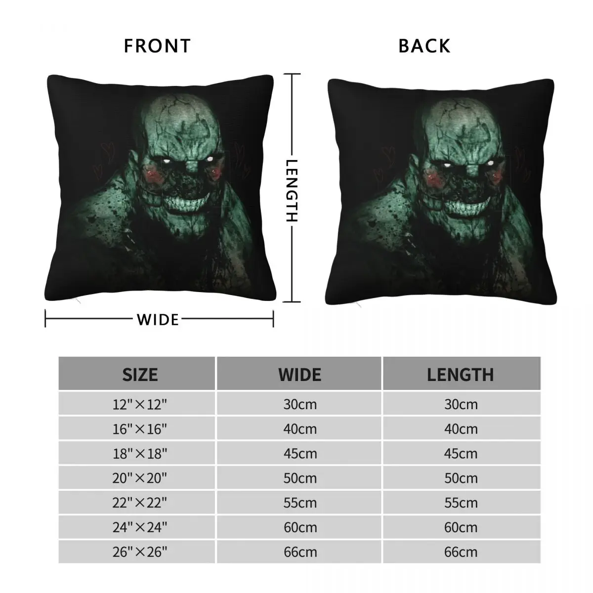 Outlast Game Chris Walker Pillowcase Polyester Linen Velvet Creative Zip Decor Throw Pillow Case Room Cushion Cover Wholesale