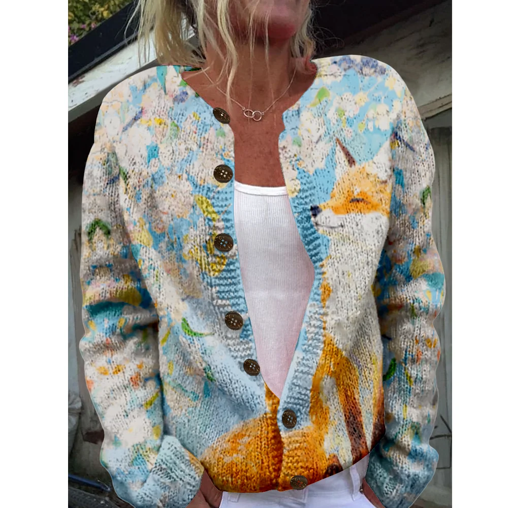 

Autumn Winter Knitted Cardigan Vintage Casual Sweater Japanese Fashion Streetwear Women Sweaters Knit Top Cozy Jumpers Fashion