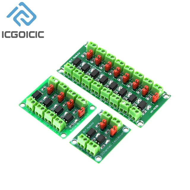 PC817 2 4 8-kanałowa płytka izolacyjna transoptora Moduł adaptera konwertera napięcia Sterownik 3,6-30 V Moduł izolowany fotoelektrycznie