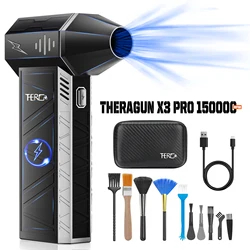 THERAGUN X3PRO Mini Handheld Turbo Jet Fan-150000RPM Powerful Compressed air Duster for Car Dryer/PC/Home-Industrial Duct Blower