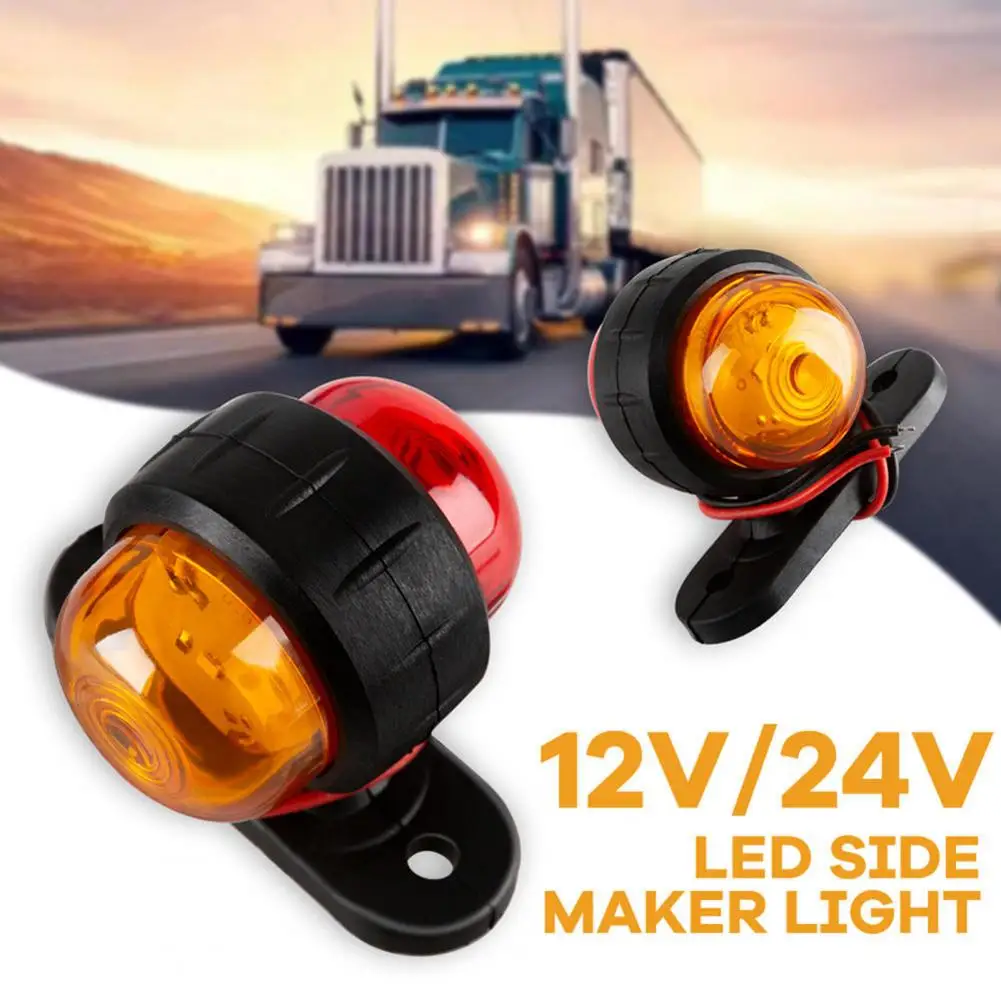 High-quality Side Marker Lamp  Shock Resistant Sturdy Clearance Lamp  10-30V Car Truck LED Turn Signal Clearance Lamp