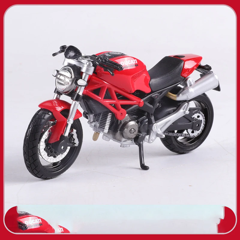 Maisto 1:18 Proportion Motorcycle 696 big devil v4 with base Diecast Model Hot style Alloy Car Model Toy Car Child Gift