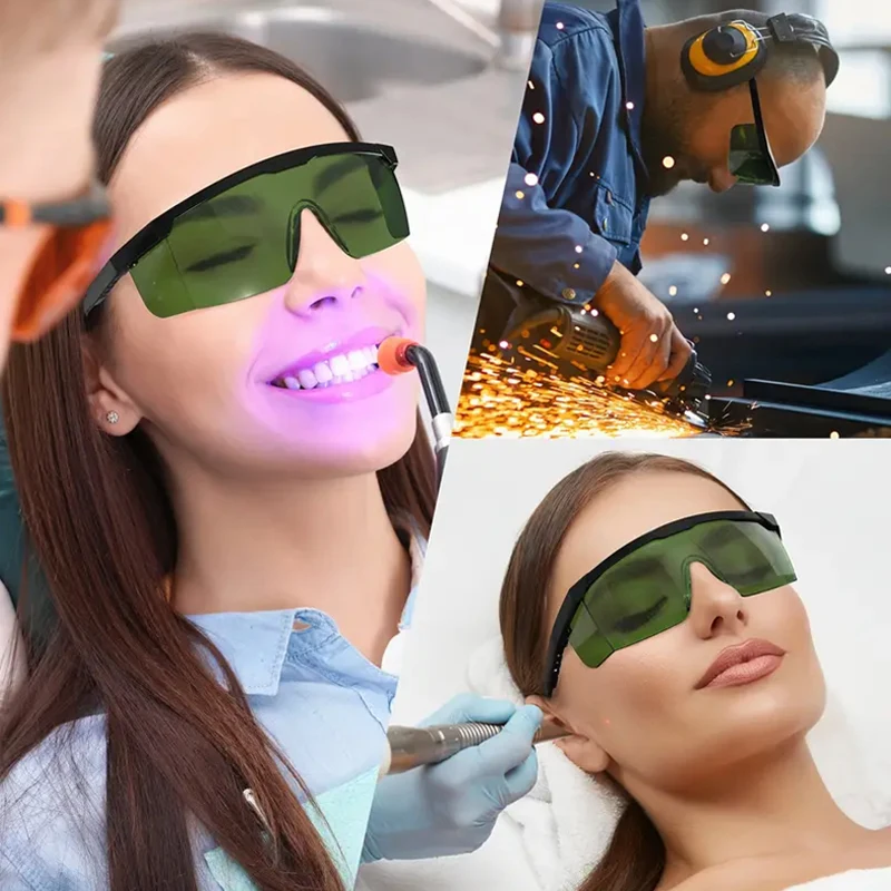 1 шт. защитные очки для лазера 200-2000 нм защитные очки для лазера IPL-2 OD + 4 стильные защитные очки
