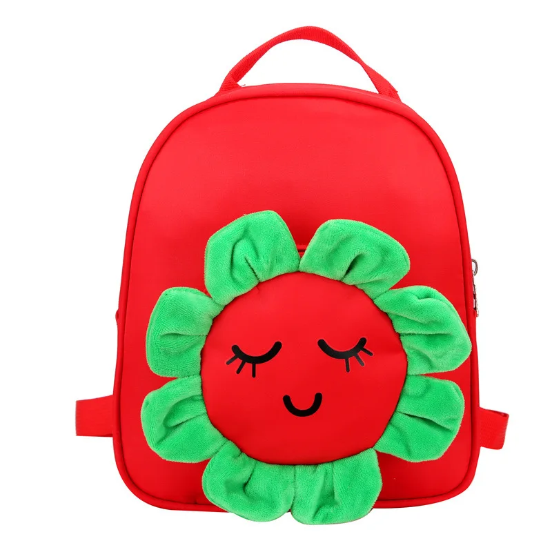 Kindergarten School bags Children School bag Cartoon Backpack Boys Girls Schoolbag Flower Expression Backpack Plecaki Szkolne