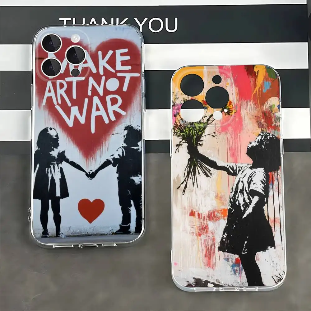 Graffiti Art Silicone Soft Phone Cover for iPhone 7,8,11,12,13,14,15,16,17,Pro Max,Plus,X,XR,XS Max,SE,12 mini