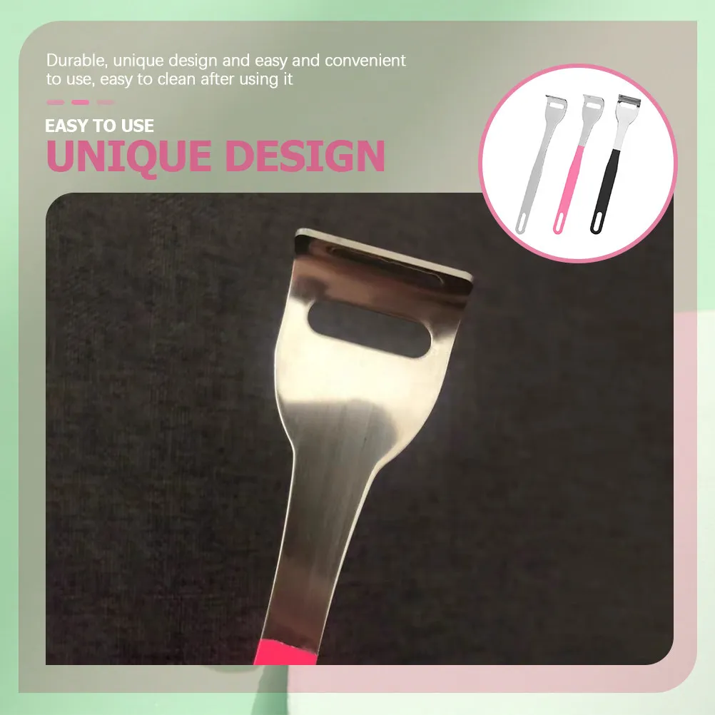 2Pcs Stainless Steel Tongue Cleaner Oral Care Tool Effective Tongue Coating Removal and Bad Breath Prevention Silver