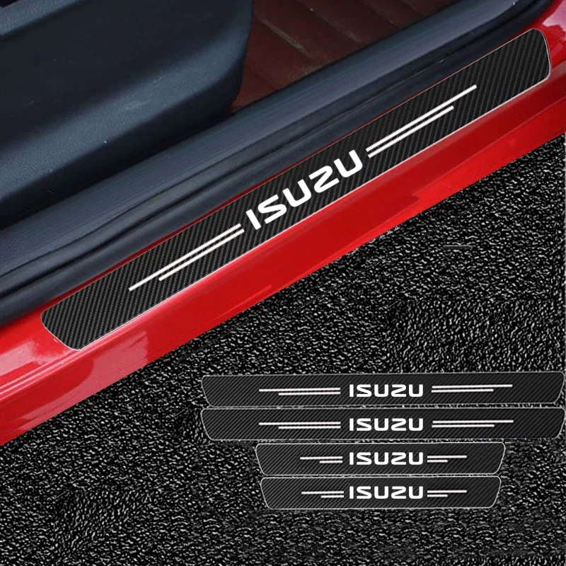 

Carbon Fiber Anti Scratch Scuff Pedal for Isuzu D-MAX D MAX Dmax I II WFR VAN NFR ATV TROOPER Car Door Sill Protector Stickers