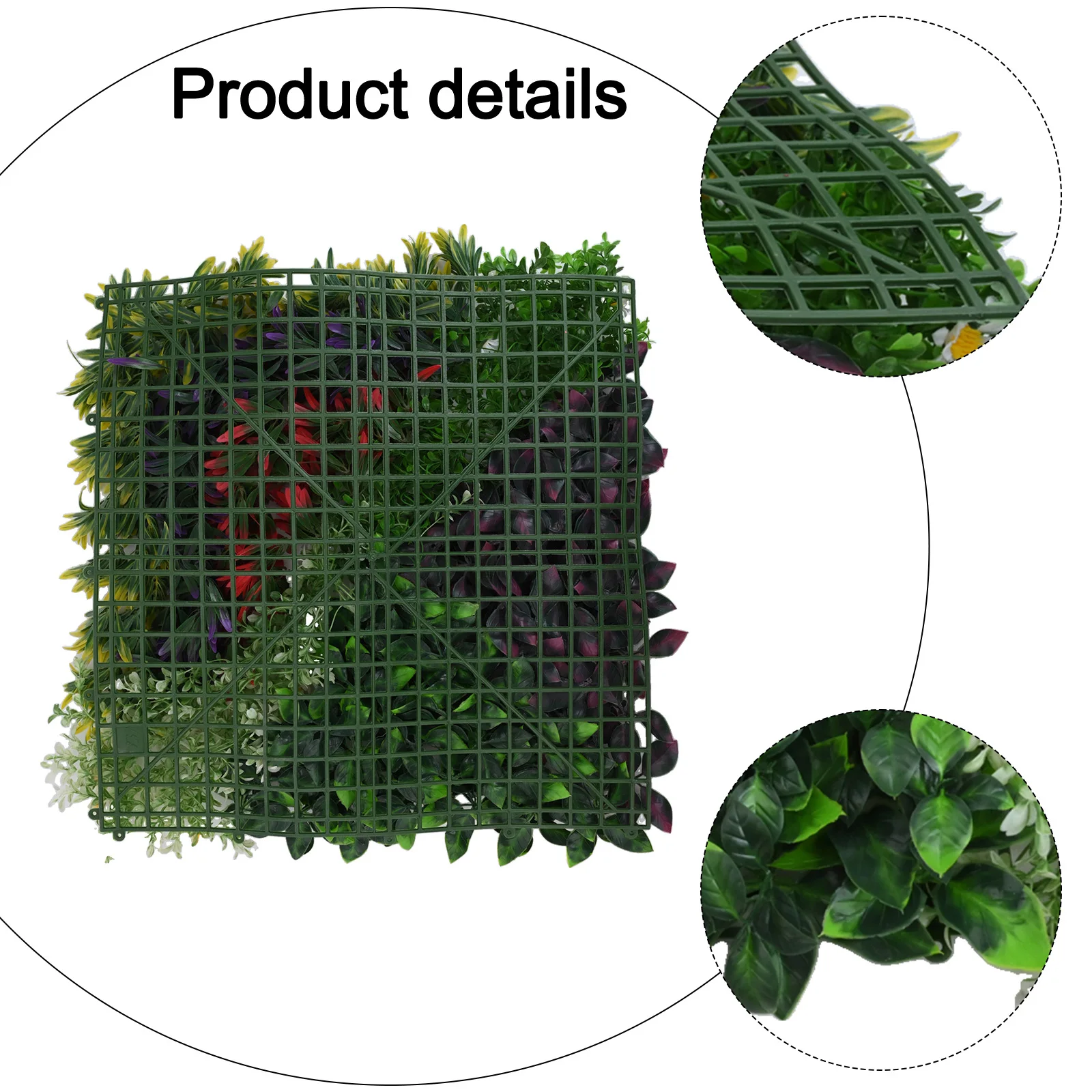 50*50CM Grüne Künstliche Pflan – Flower Wall Panel Bewertung und Preis