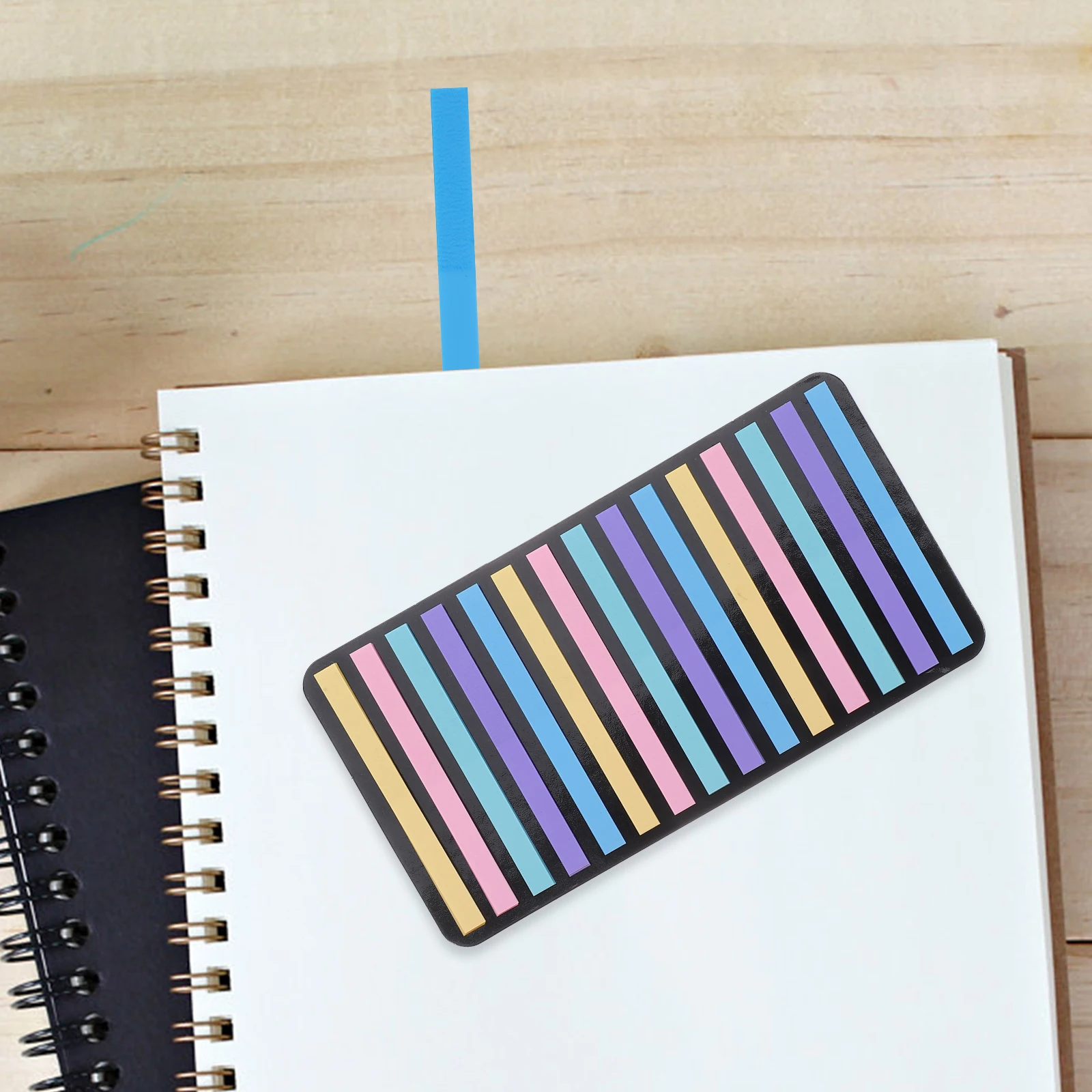 

4 set 4 Sets Colored Tabs Transparent Bookmarks Reading Strips Page Markers Notes Stickers Office Supplies