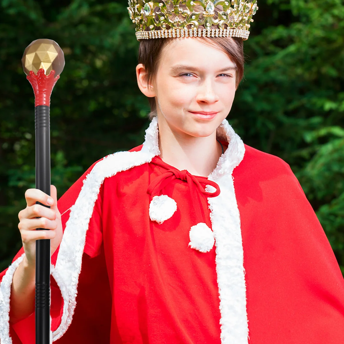 

2 шт., забавная палочка на Хэллоуин, пластиковый скипетр для дня рождения, косплей, украшение костюма, сценическое шоу, королева, палочка, аксессуары