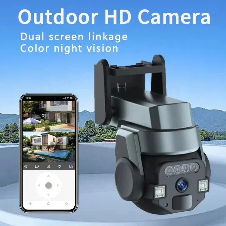 كاميرا IP 360 ° كاميرا Lente Dupla HD Kapbom Care #4