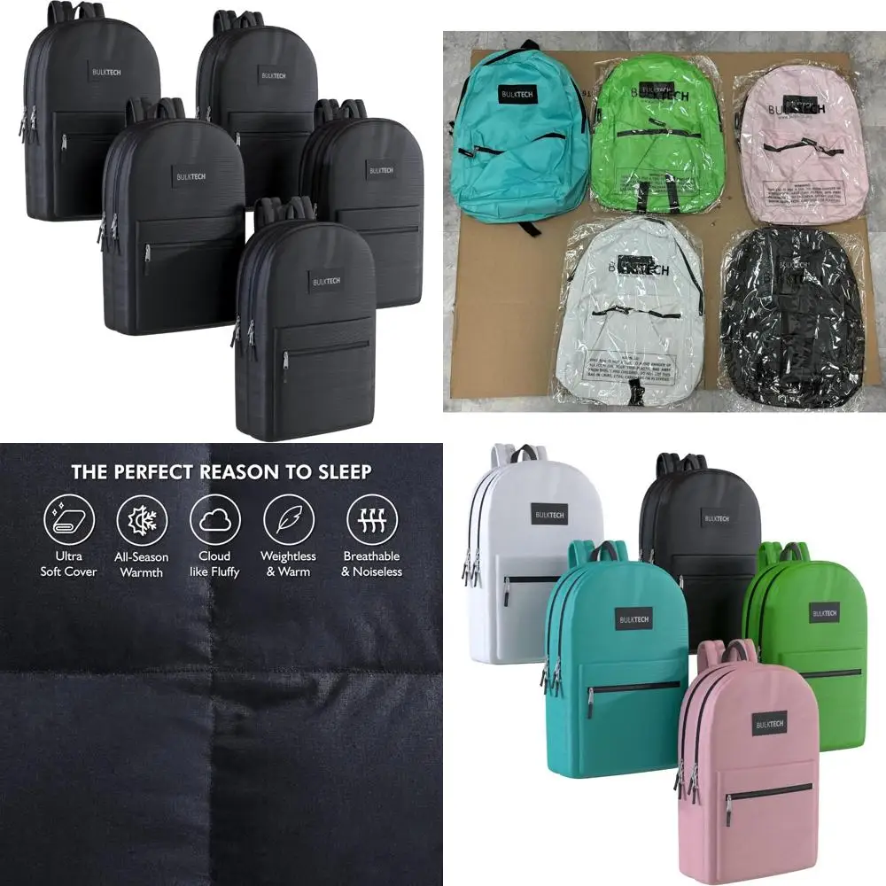 

Оптовые оптовые рюкзаки. Легкие 17-дюймовые сумки для книг для детей и взрослых — идеально подходят для школы, класса, путешествий и спортзала.