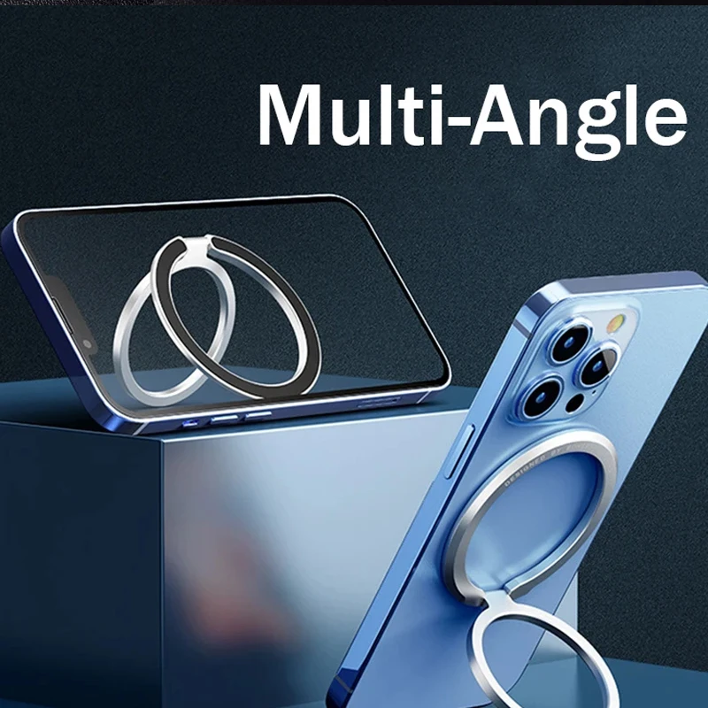 Magnetic Ring Phone Holder Snap Grip Removable Foldable for SmartPhone Support Portable Mobile Phone Magnet Foldable Bracket - view 3
