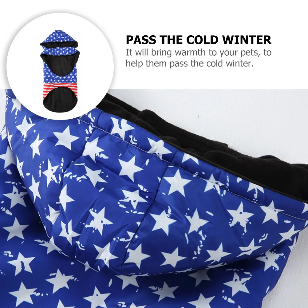 

Pet Jacket Winter Decor Dog Clothing Coats Polyester Cute Accessories Apparel Accessory Costume for Dogs