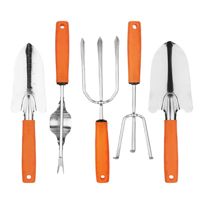 Floral Garden Tool Set Floral Stainless Steel Gardening Tool Set Portable Floral Garden Hand Tool Kits For Loosening Soil