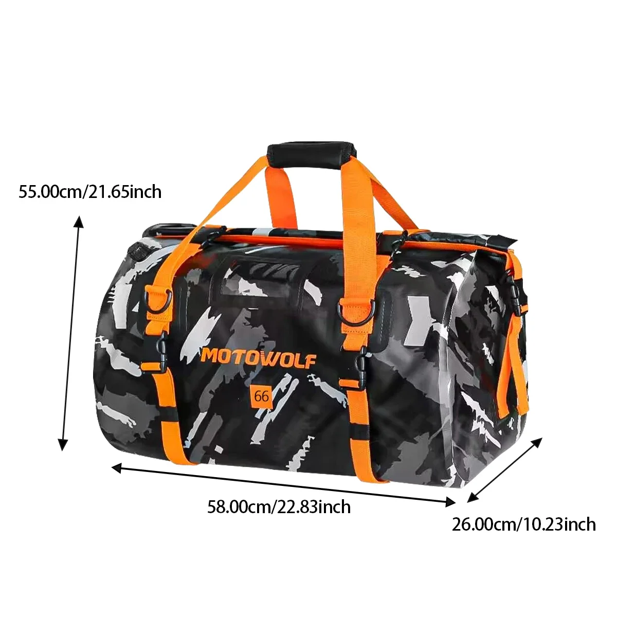 Waterdichte 20L/40L/50L/66L/70L/100L Droge Opbergtas voor Fiets Motor Reizen, Zwemmen, Varen, Kajakken, Kamperen & Strand