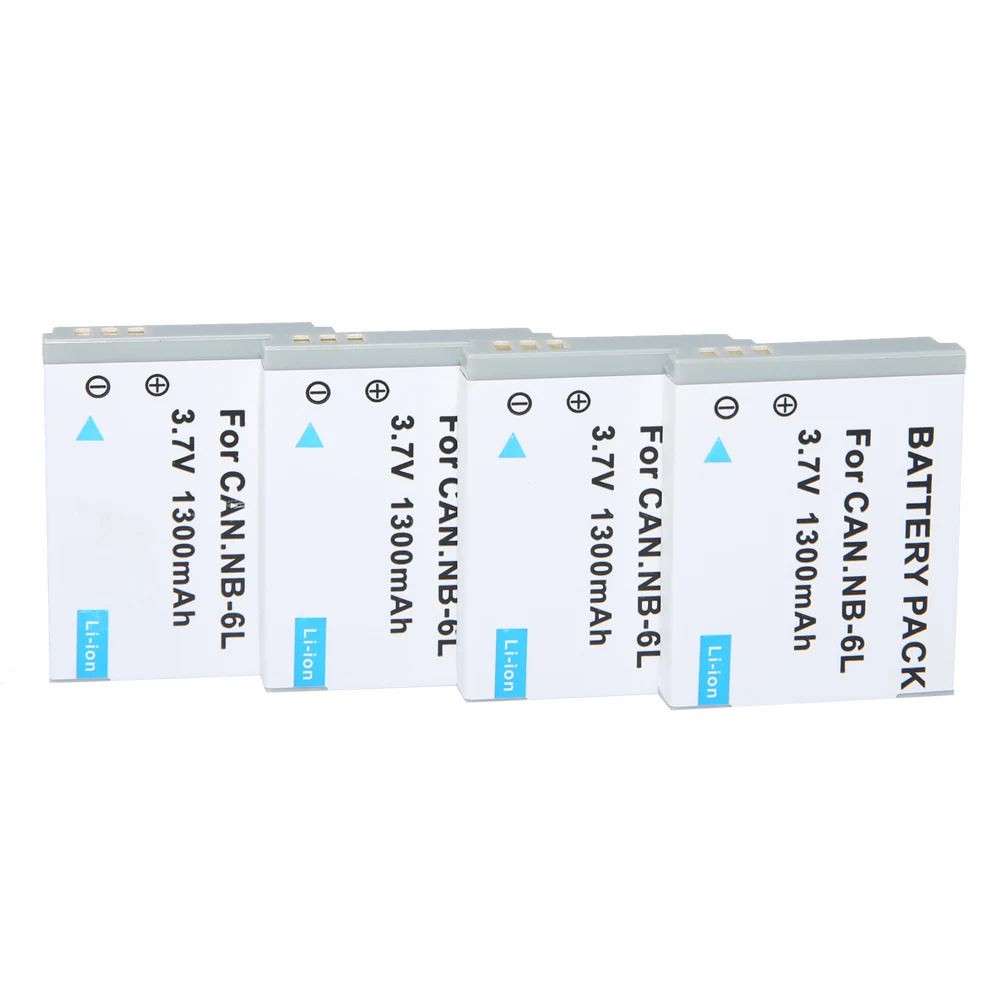 

20 pcs 1300mAh NB6L NB-6L Camera Battery Bateria For Canon IXUS 310 SX240 SX275 SX280 SX510 SX500 HS 95 200 105 210 300 S90 S95