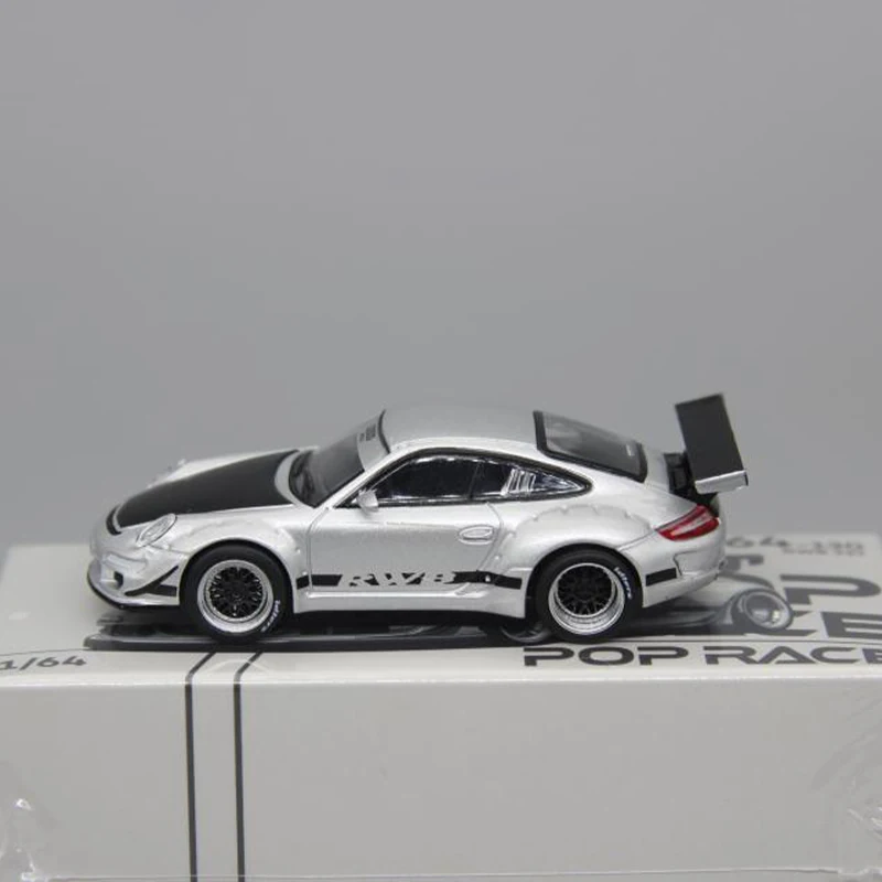 Diecast 1:64 Scale Porsche 911 997 RWBจําลองรถรุ่นStaticจอแสดงผลสะสมของเล่นของขวัญของที่ระลึกตกแต่ง