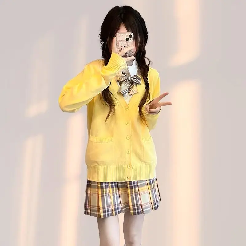 Yellow-Cardigans