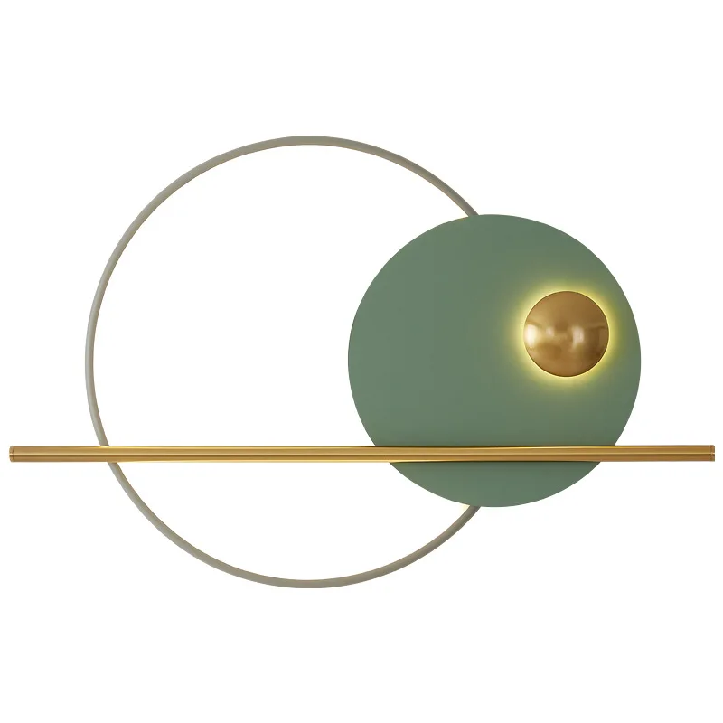 Living room sofa background wall decorative light 2024 master bedroom bedside wall light luxury creative staircase corridor