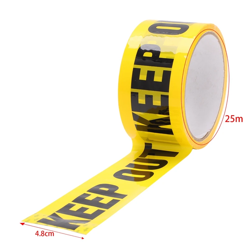 2X KEEP OUT Barricades Tape 25 M Construction Site Packing To Secure Place Pickup