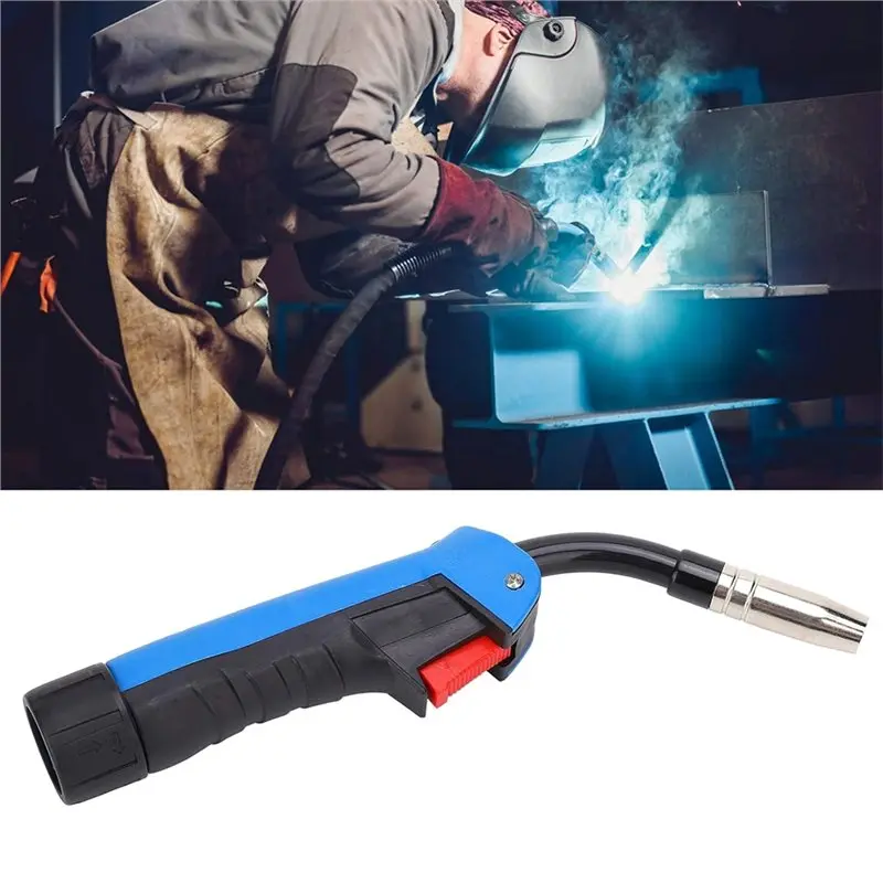 IALJ-15AK Welding Torch Head, MIG Welding Part Head, Professional Carbon Dioxide Weld Cutter Torch Body Torsion Tip