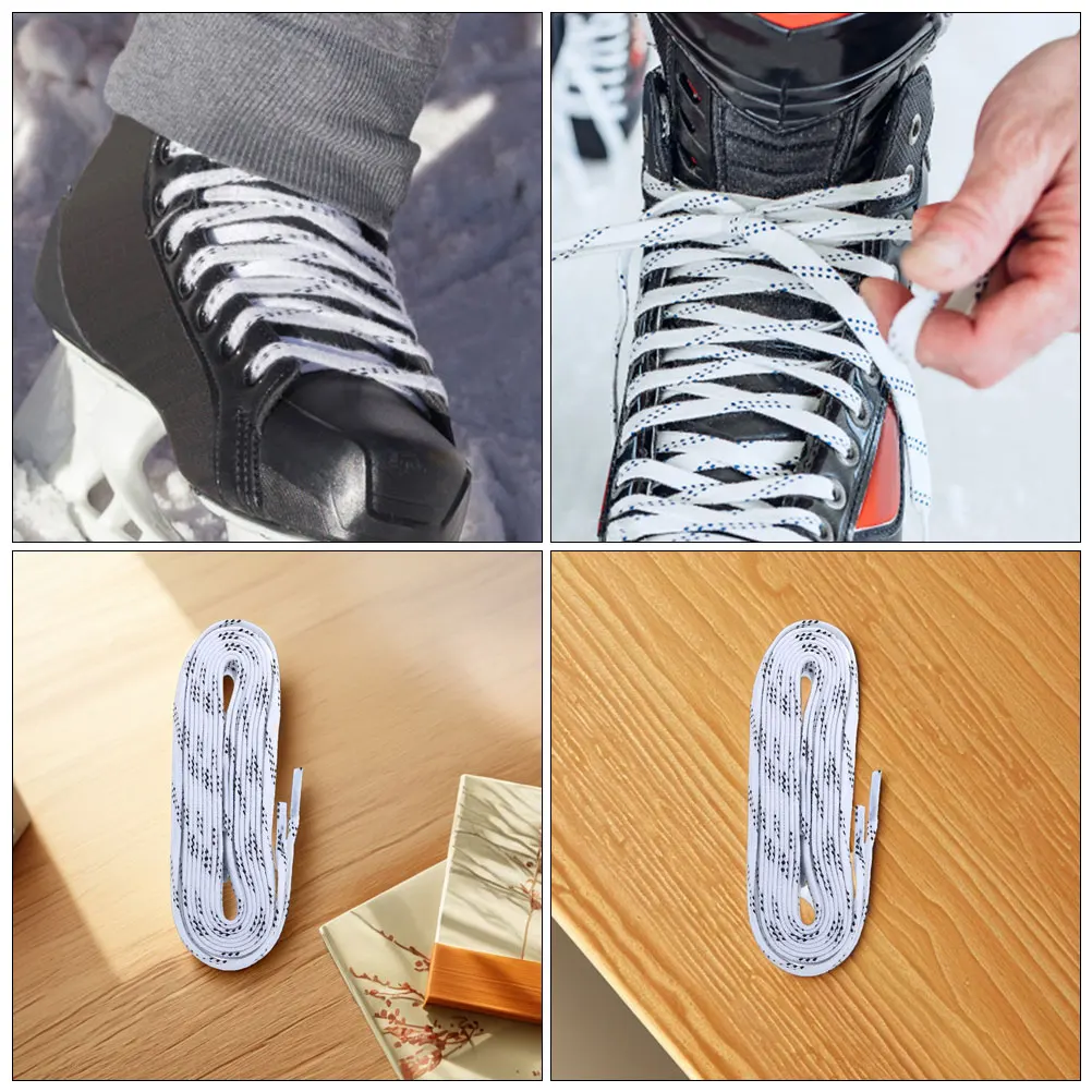 4 قطعة هوكي الجليد سكيت الأربطة الثقيلة مشمع مكافحة تجميد كسر مقاومة للزلاجات الشكل الأسطوانة الرياضة في الهواء الطلق والعتاد