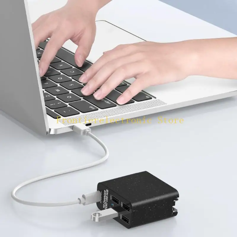 Adapter Hub G8DB Multiport USB2.0 Adapter со светодиодным индикатором Portable USB Extender