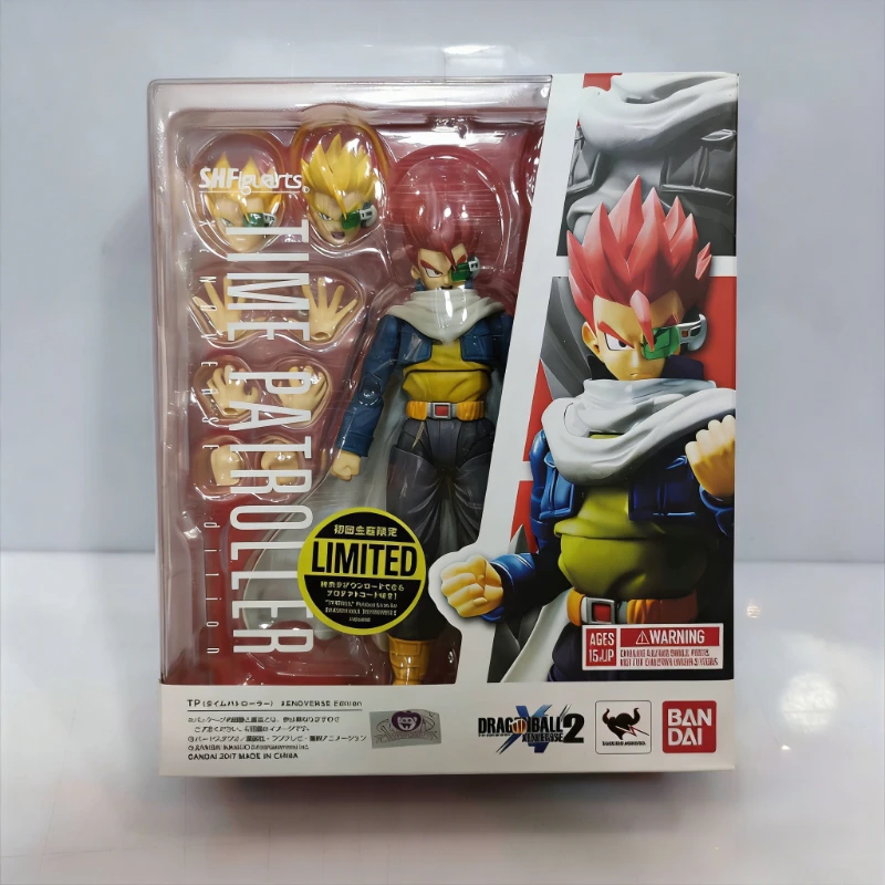 

Bandai S.H.Figuarts Time Patroler Dragon Ball Xenoverse Time Ranger Game Version Action Figure, Collectible, Gift for Boys