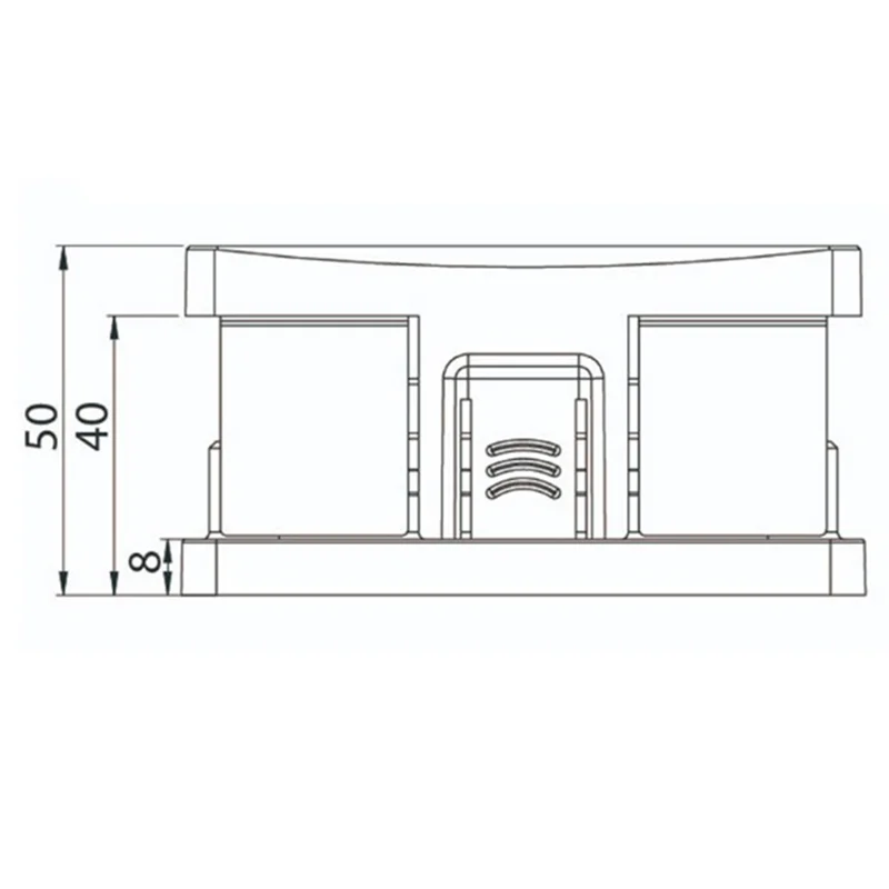 For Anl Large Fork Bolt Fuse Box Car One in and One Out High Current High Power 200A Fuse Box