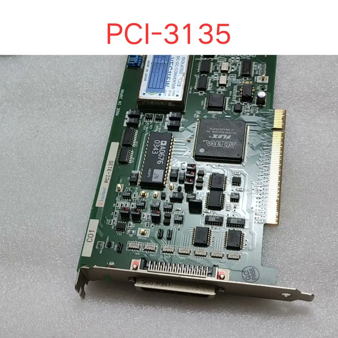 Second-hand test OK PCI-3135 Data Acquisition Card Fast Shipping