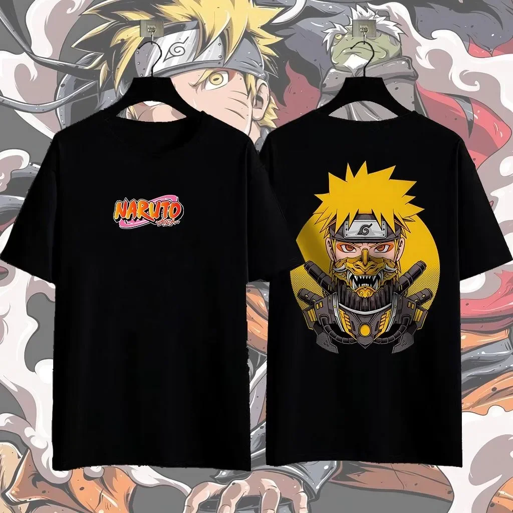 

Japanese Anime Naruto Manga T-Shirt Men's Fashion Trend Street Short Sleeve Women's High Quality Summer Crew Neck Kids Top