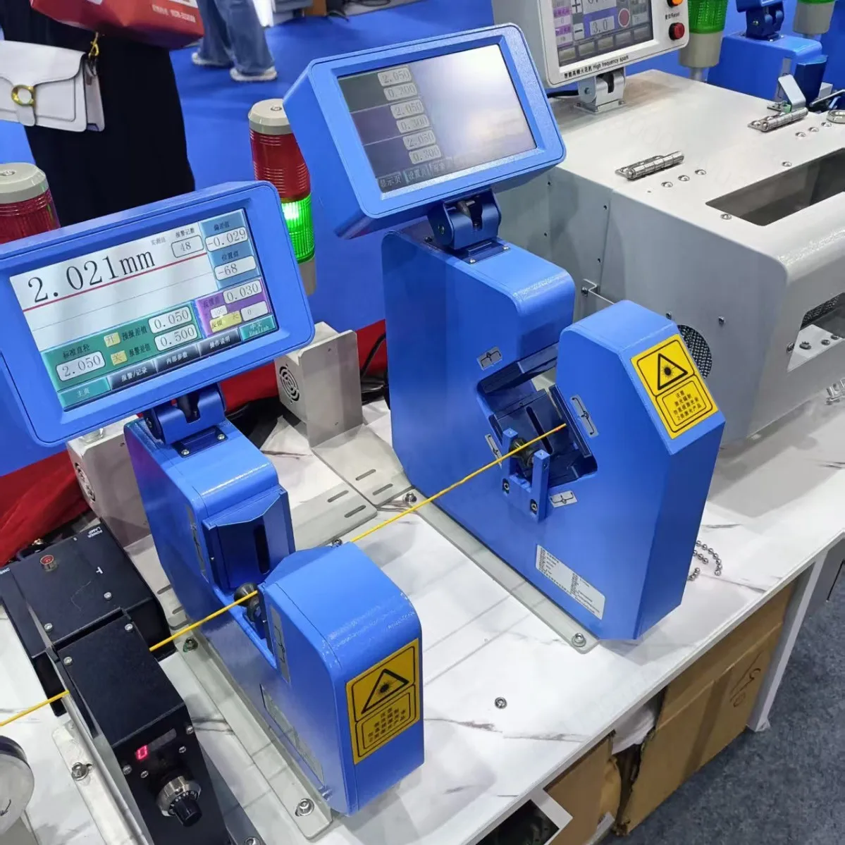 Laser Scan Diameter Gauge Non-contact Outer Diameter Tester 0.1‑25mm for Cable Wire PVC Hose Diameter Detection Equipment