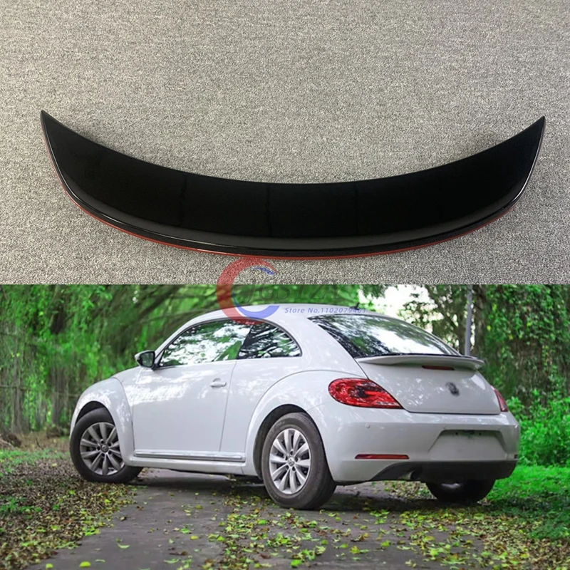 

For Volkswagen VW Beetle 2013 2014 2015 2016 Exterior ABS Plastic Unpainted Primer Color Rear Wing Trunk Lip Spoiler Decoration