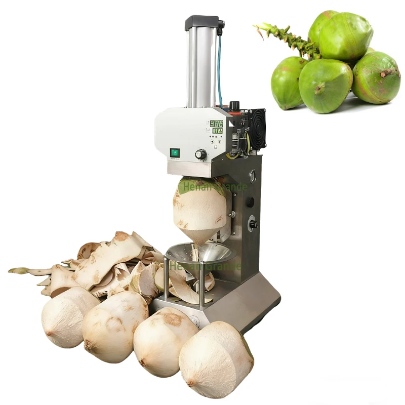 Coconut Cut Commercial Automatic Manual Dry Coconut Brown Skin Shelling Peeler Fresh Green Tender Coconut Peeling Machine