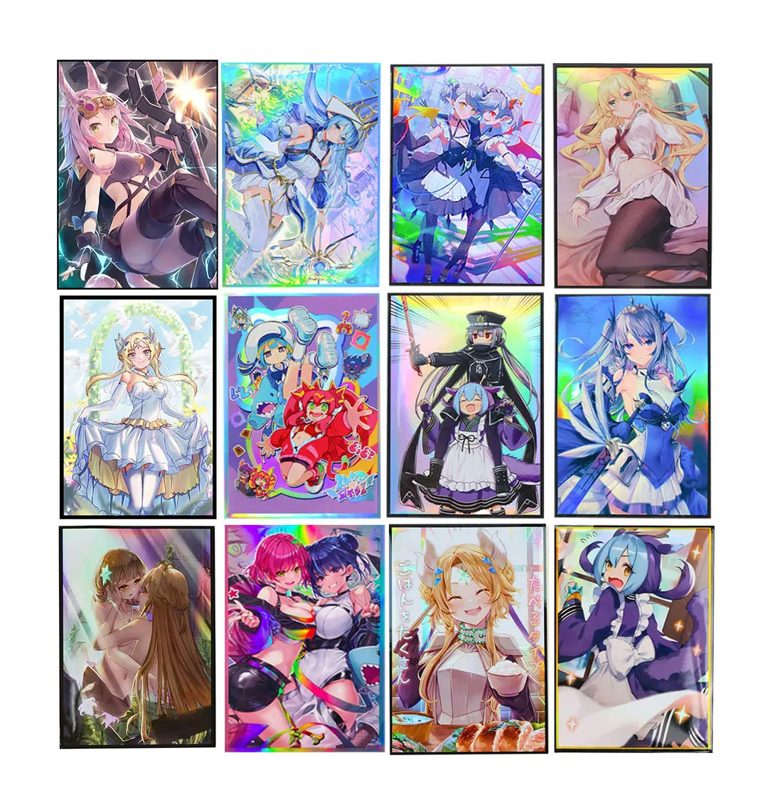 

63x90mm 50PCS/LOT Anime Card Sleeves Trading Cards Illustration Convenient Protector for Card Cover for YUGIOH Board Games