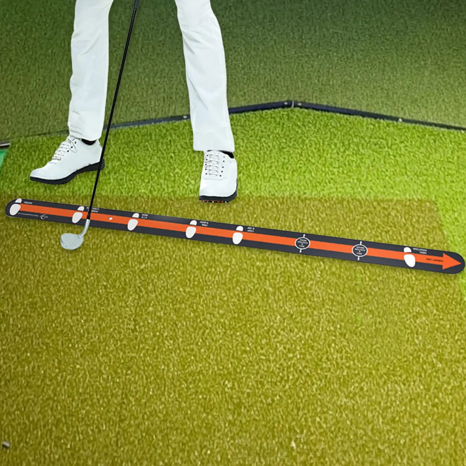 

Golf Practice Putting Golf Putting Alignment Rail for Games Backyard Golfing