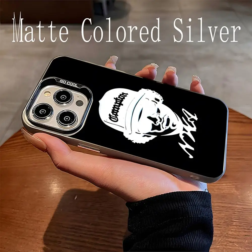 E-Eazy E Rapper Phone Case Matte Colored Silver For Iphone 16 15 14 Pro 13 12 Plus 11 7 X Xr Luxury Cover