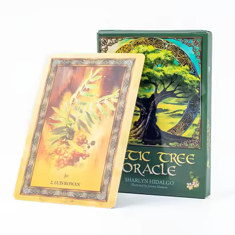 Celtic Tree Oracle Cards 25Pcs Tarot Deck Full English Version For Girl Board Games