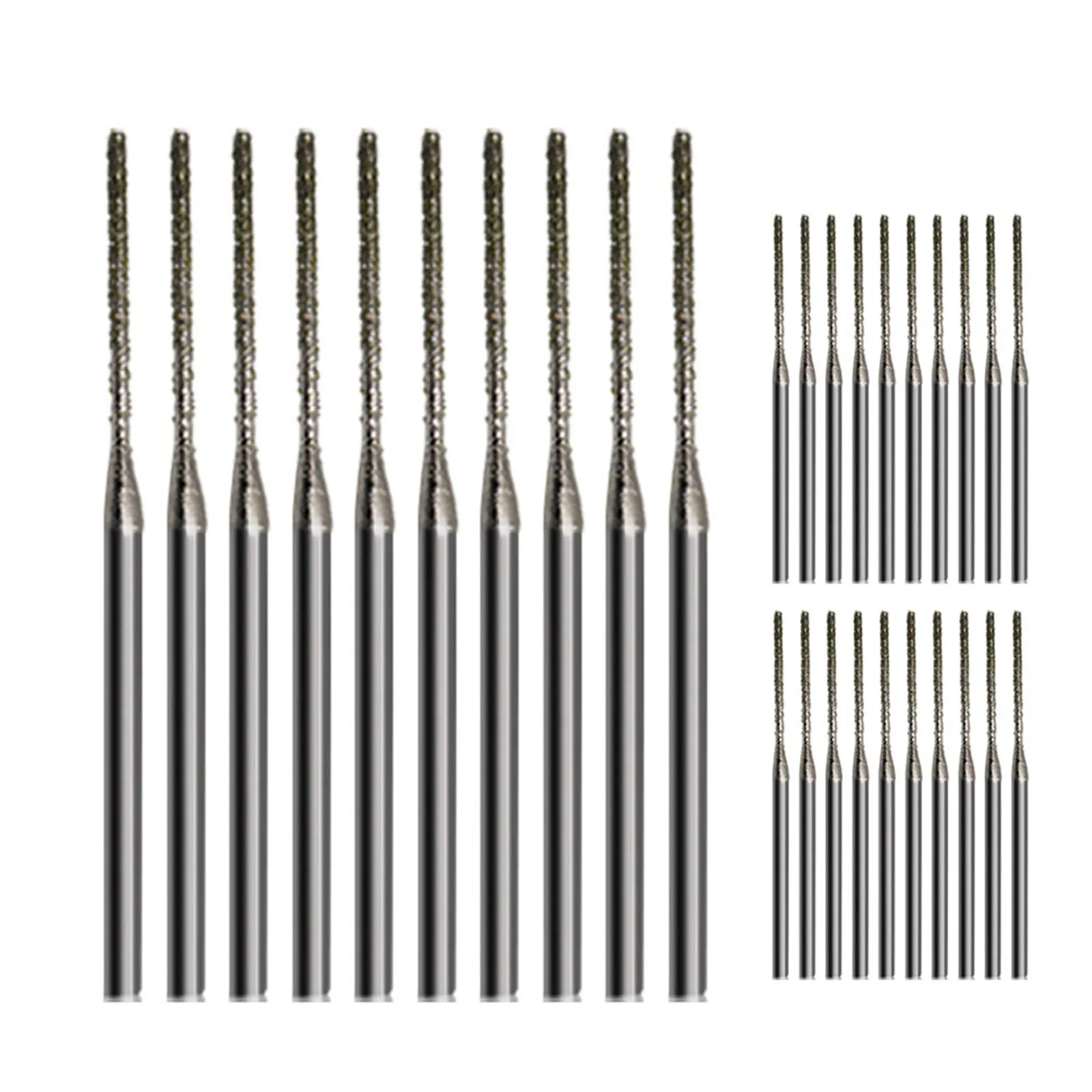 Drilling Excellence A Pack of Thirty High Efficiency Emery Needle Tools Sized Two Point Three Five Millimeters Each