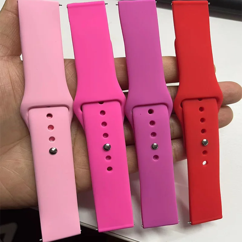 Silicone Band For Amazfit GTS 3/2/2e/GTS2 Mini/GTR 42/47mm/3/2e/4 20mm 22mm 18MM Watch Bracelet Amazfit Balance Bip 5 3Pro Strap