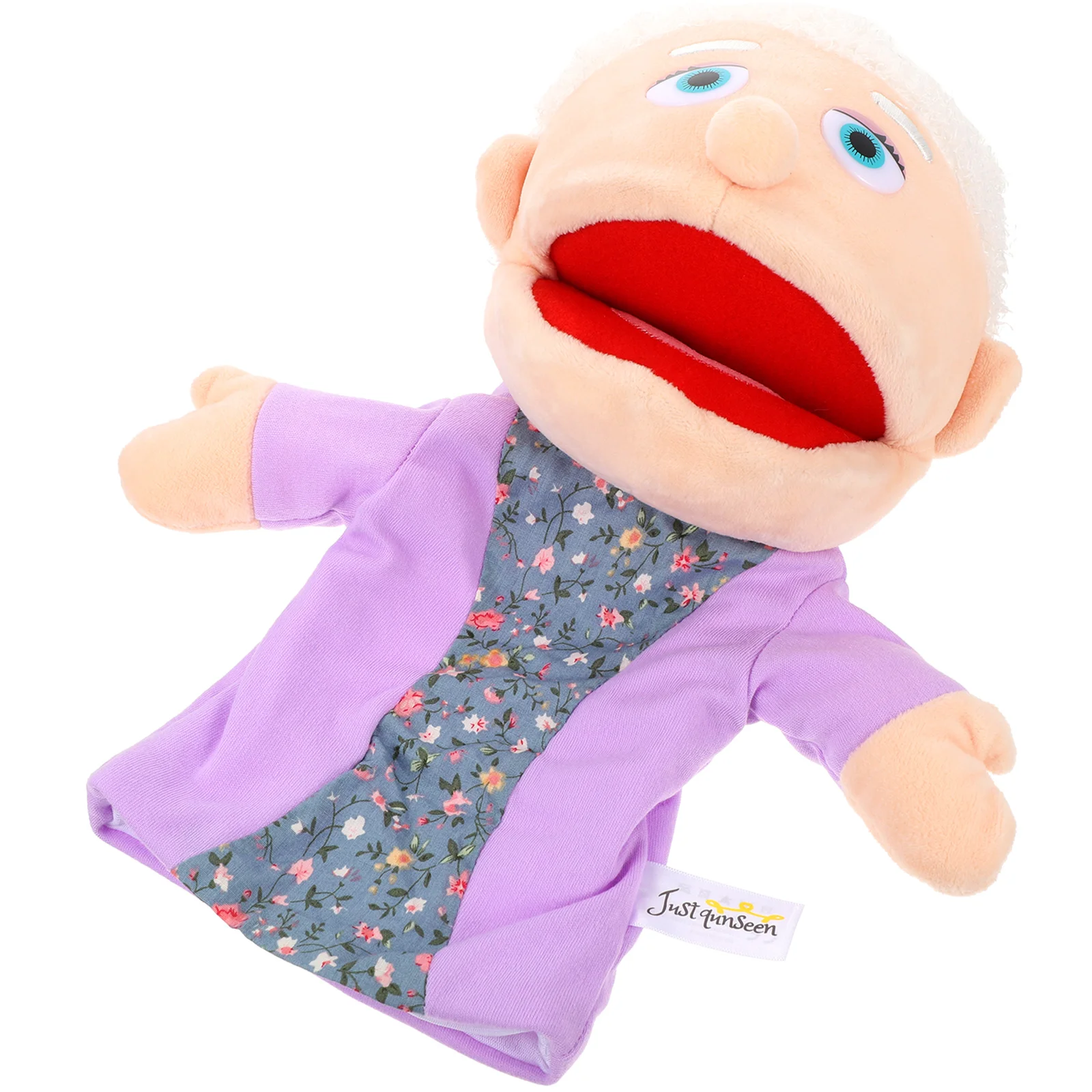 Marioneta de mano de personaje realista para contar historias DIY figura decorativa educativa para niños pequeños