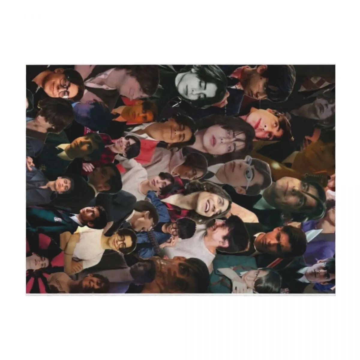 

aiden gallagher collage Throw Blanket Weighted Furrys Blankets For Baby Beautifuls Blankets