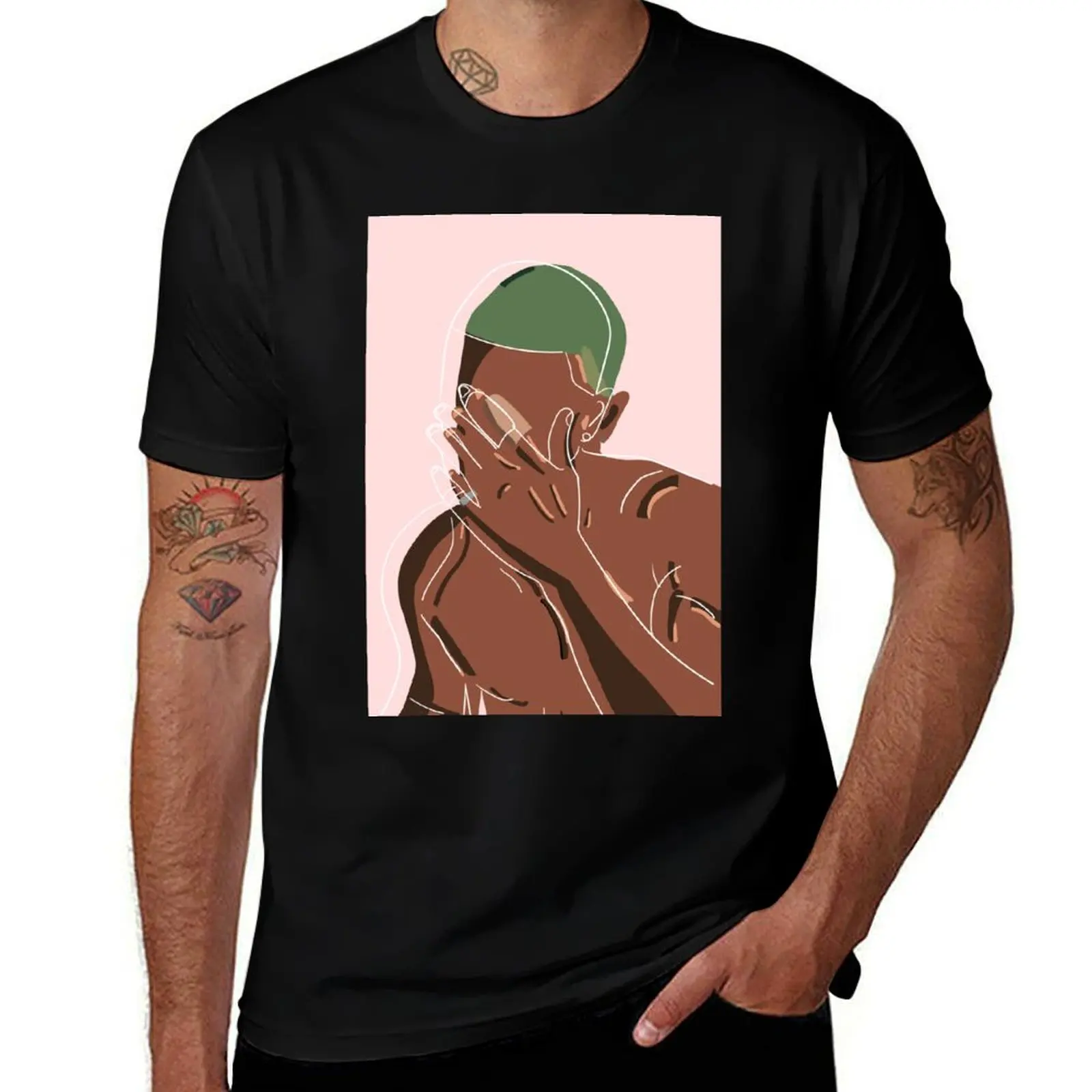 

Frank Ocean T-Shirt cotton man t-shirts cheap stuff Luxury man kawaii clothes luxury clothes men