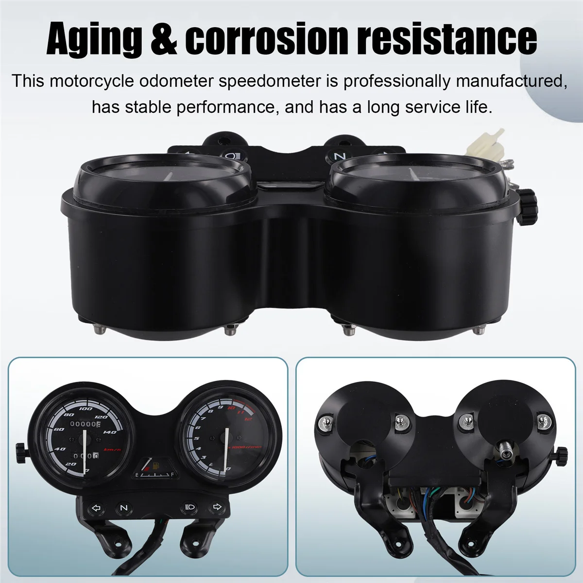 Instrumento de medidor digital para motocicleta, velocímetro com display digital para yamaha ybr 125-l49a
