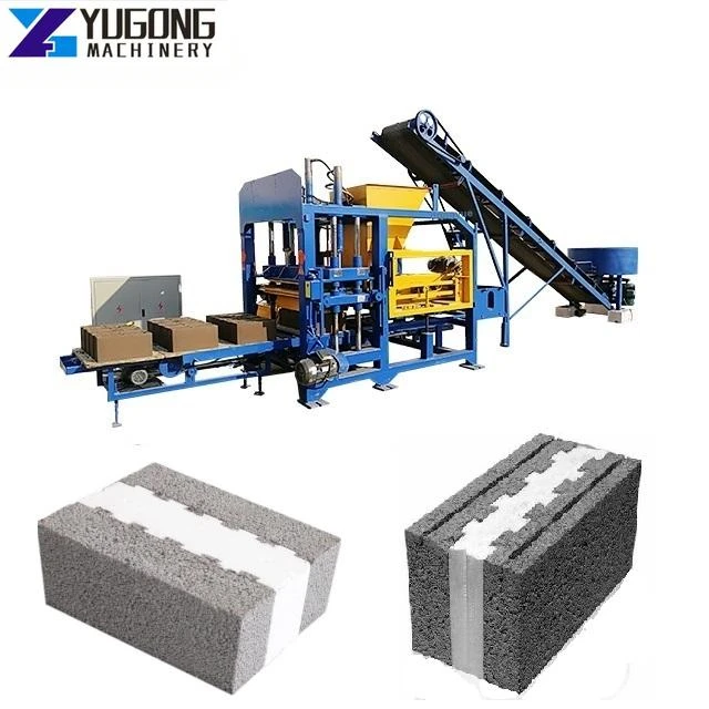 YG QT4-15 EPS Polystyrene Concrete Thermal Brick Making Machine Thermal Insulation Blocks