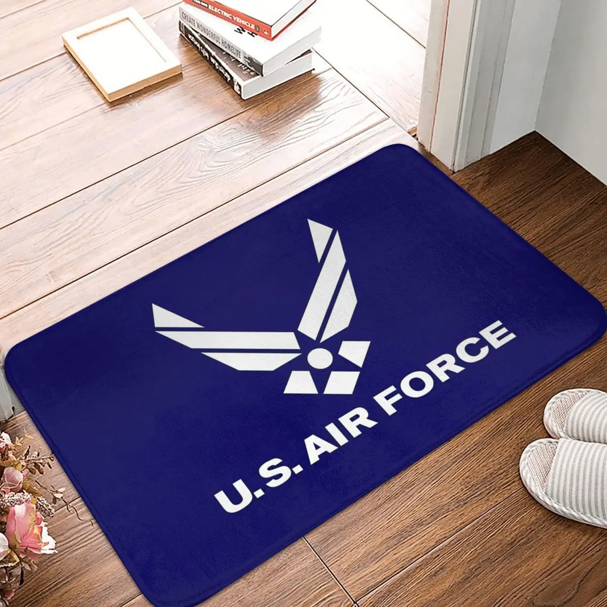 U S Air Force Non-slip Doormat Carpet Bath Bedroom Mat Outdoor Indoor Pattern