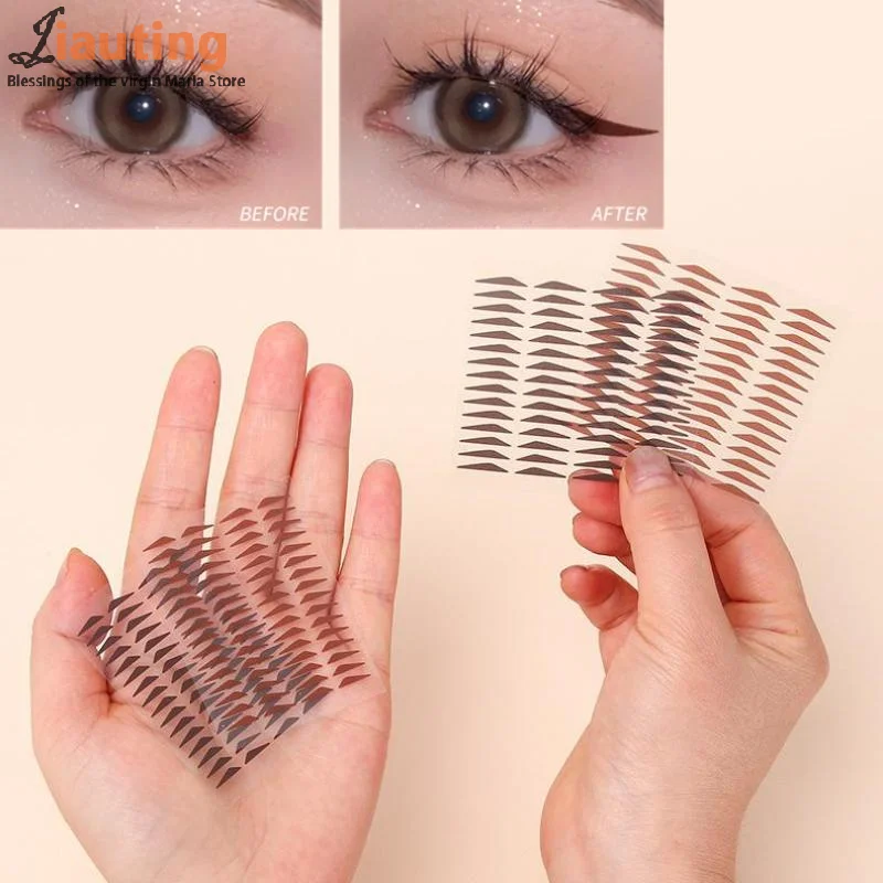 Waterbestendige eyeliner-stempelstickers Molding met één stok Gemakkelijk te gebruiken Waterbestendig Zweetbestendig Zweetbestendig