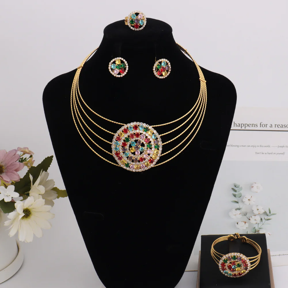 YM Women Round Jewelry Set 3